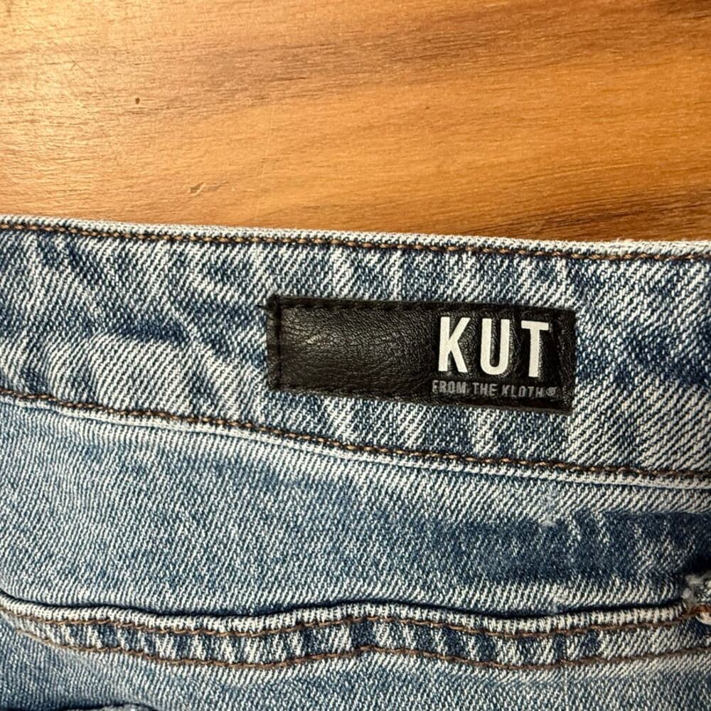 Kut from the Kloth Siena Wide Leg Jeans Size 12 Blue Denim EUC - Picture 6 of 6